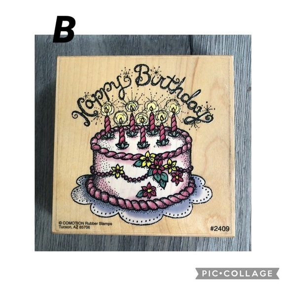 Rubber Stamps Various Lot of 3 NEW, never used - Picture 5 of 13